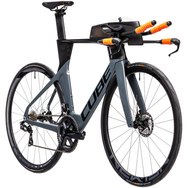 CUBE AERIUM C:68 TT SL HIGH Shimano Ultegra Di2 39/53 Time Trial Bike Black/Grey 2021 0